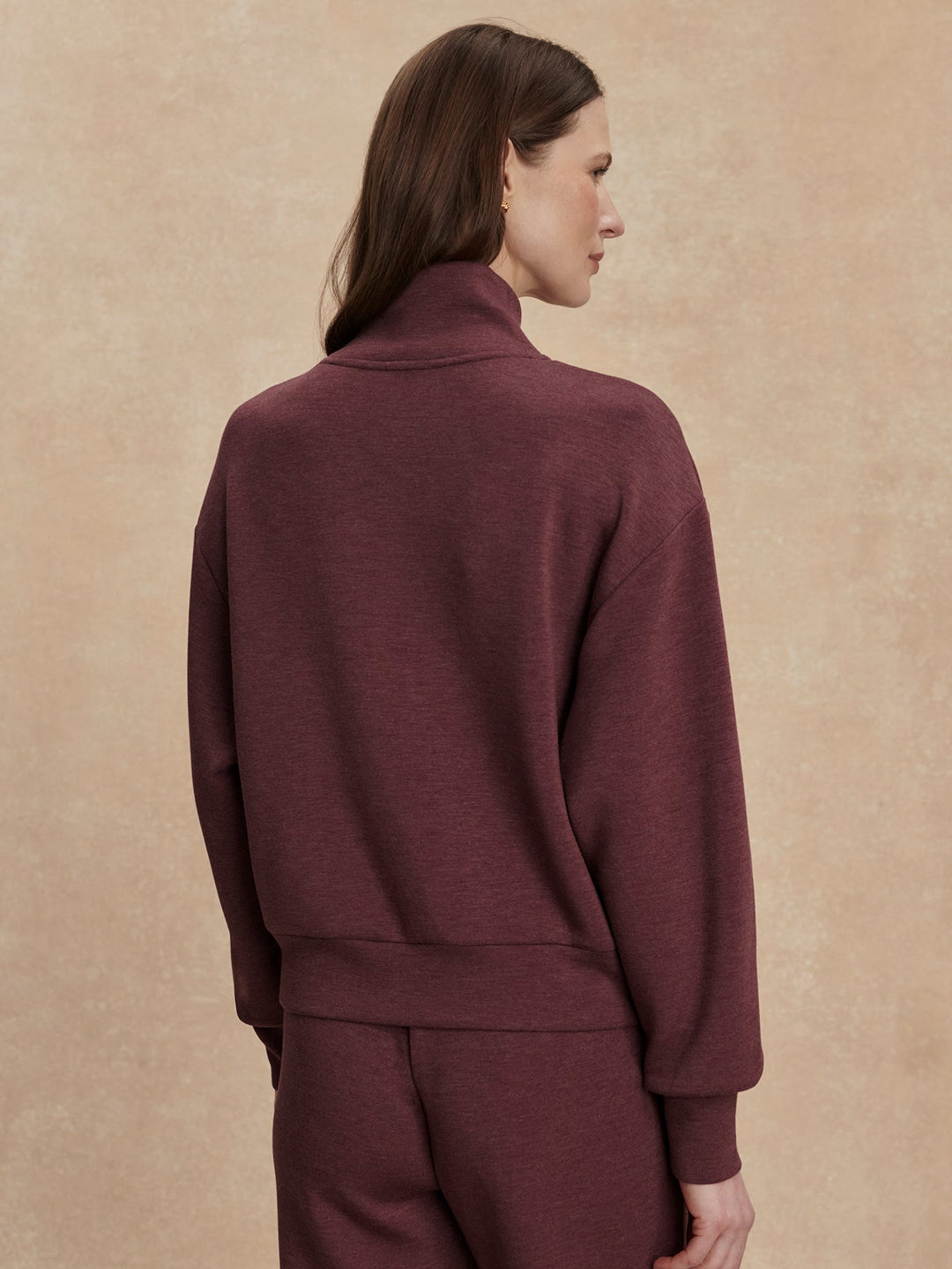 Varley Davidson Sweatshirt in Sassafras Marl available at Barbara Katz