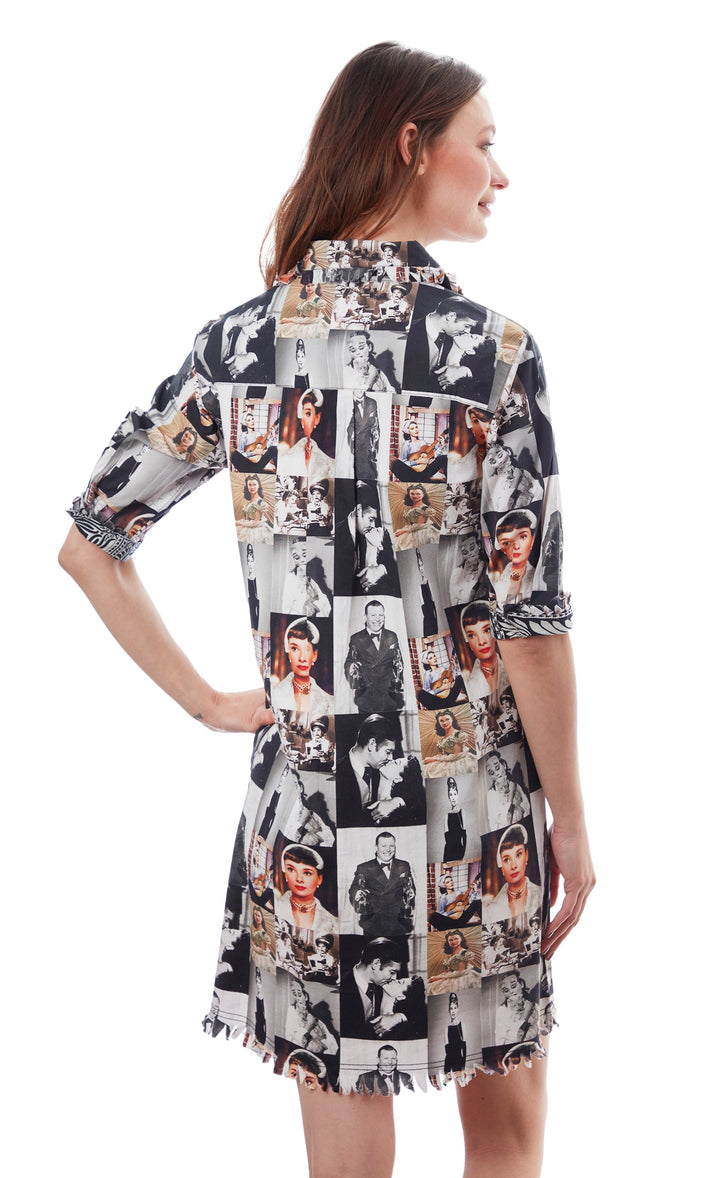 Dizzy-Lizzie Chatham Dress - Audrey Print available at Barbara Katz