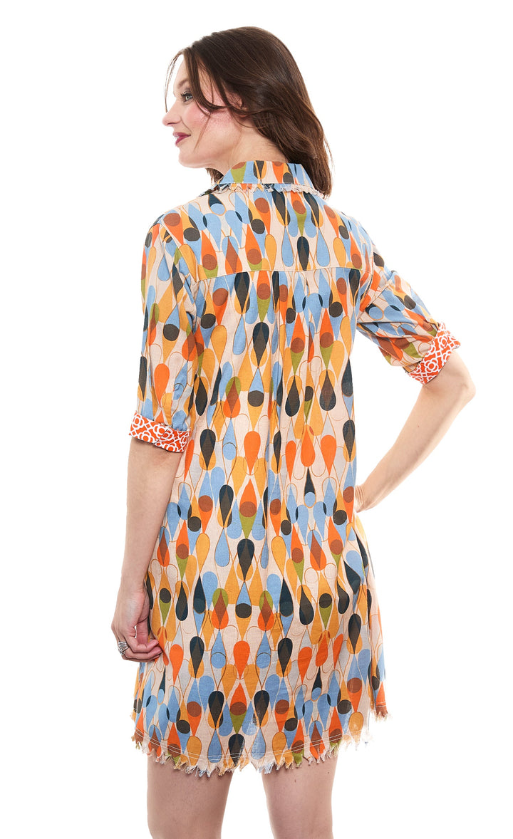 DIzzy-Lizzie Chatham Dress in Teardrop Print available at Barbara Katz