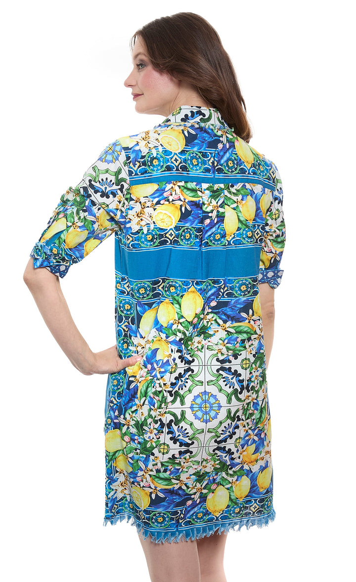 Dizzy-Lizzie Chatham Dress in Lemons Print available at Barbara Katz
