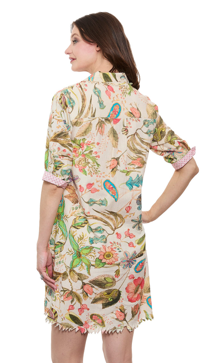 Dizzy-Lizzie Chatham Dress in Floral Print available at Barbara Katz