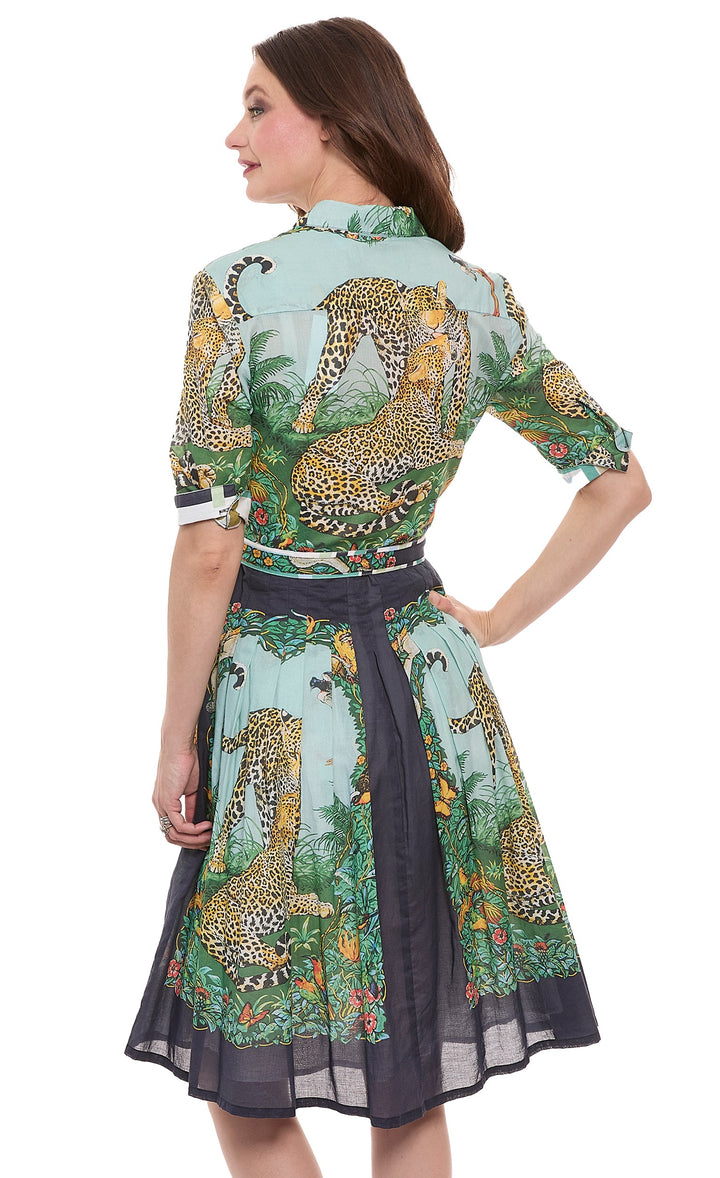 Dizzy-Lizzie Mrs Maisel Dress - Safari Print available at Barbara Katz