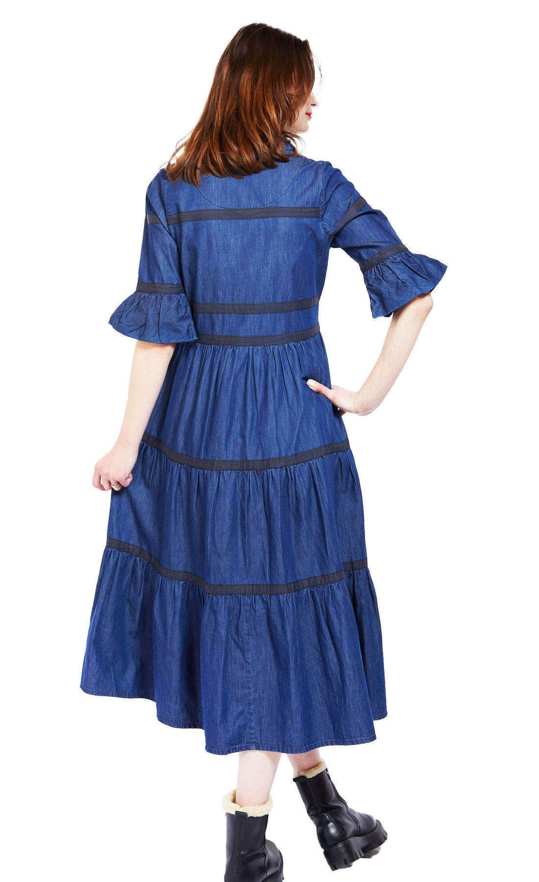 lizzie denim dress Hyannis Dress Denim Dizzy-Lizzie