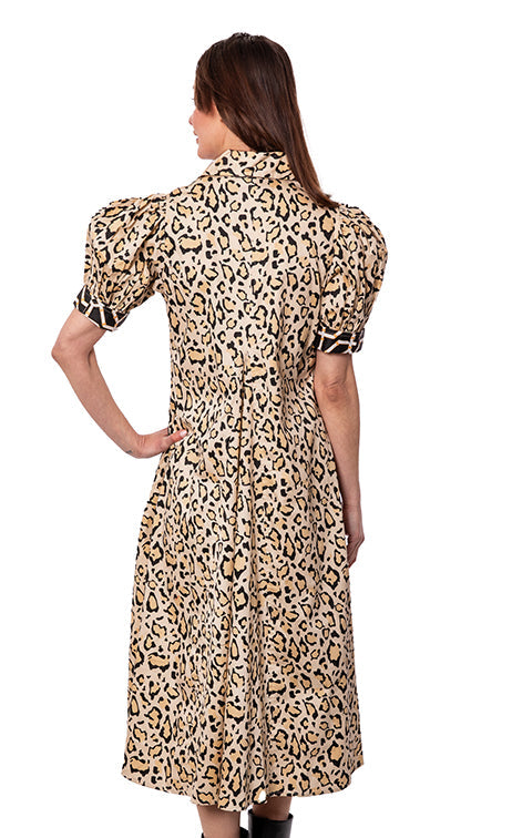 Dizzy-Lizzie Montauk Dress - Leopard Print available at Barbara Katz