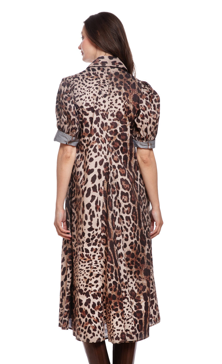 Dizzy-Lizzie Montauk Dress - Cheetah Print available at Barbara Katz