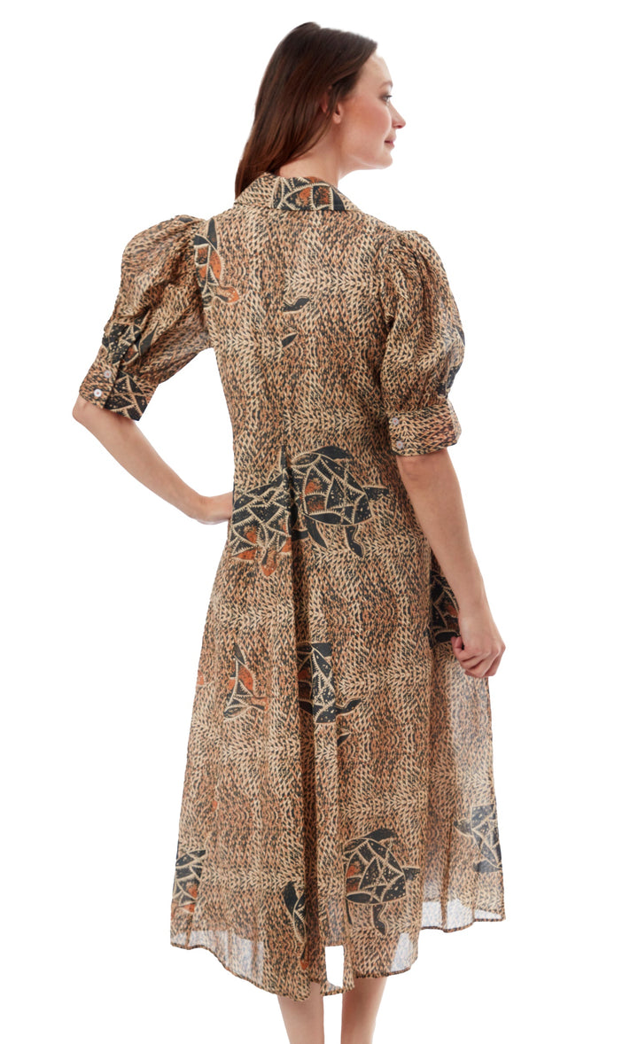 Dizzy-Lizzie Montauk Dress - Turtles Print available at Barbara Katz