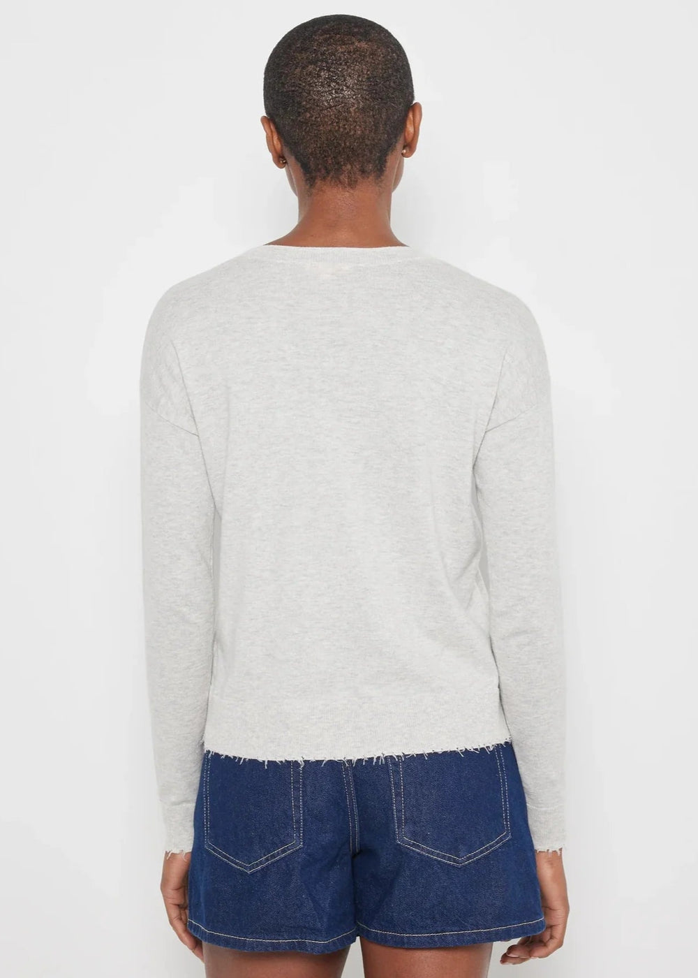 Lisa Todd Cupid's Beau Sweater in Grey Mist available at Barbara Katz