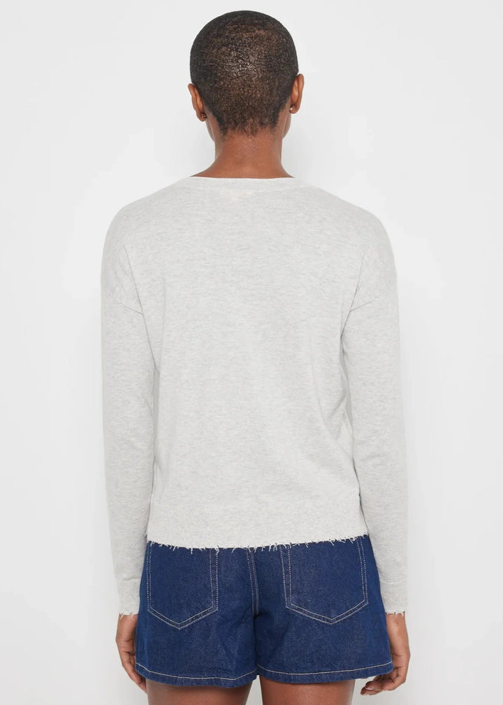 Lisa Todd Cupid's Beau Sweater in Grey Mist available at Barbara Katz