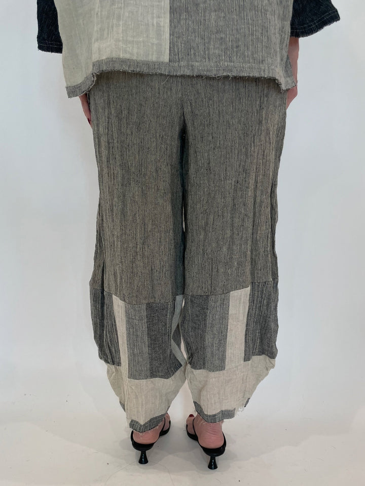 Ozai N Ku Pam Crinkle Pants in Cork available at Barbara Katz