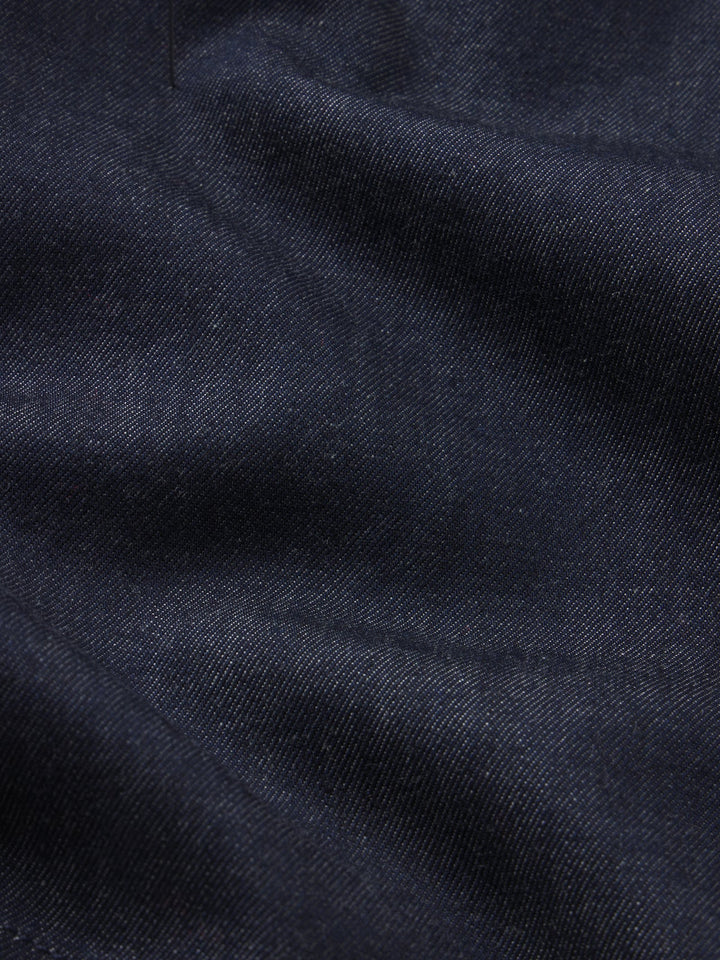 Frame The Off Duty Long Sleeve Popover in Rinse available at Barbara Katz