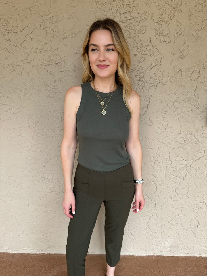 Sundays Turner Tank - Army Green