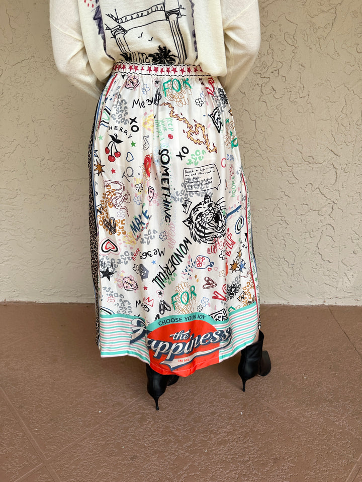 ME369 Vanessa Midi Skirt