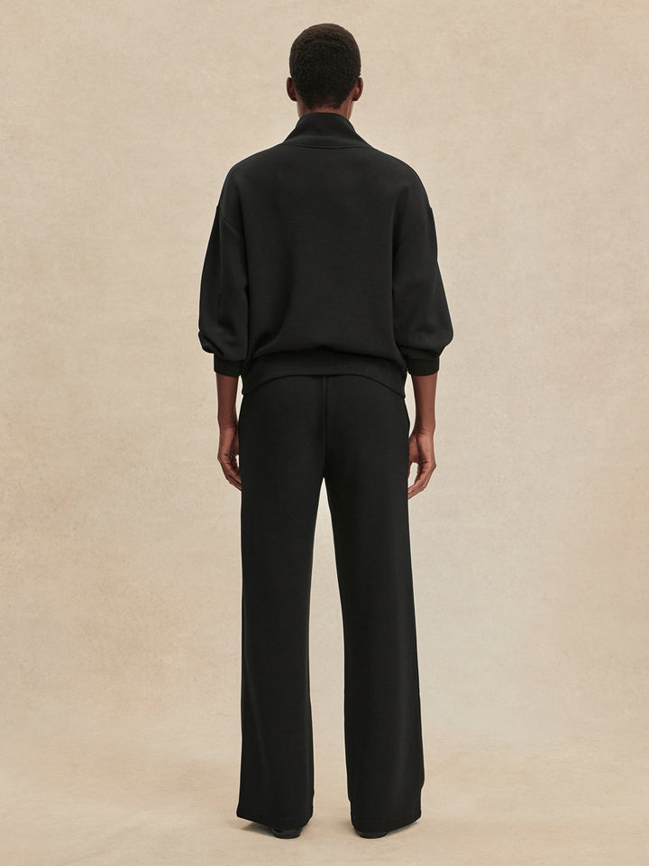Varley The Wide Leg Pants 28" in Black available at Barbara Katz