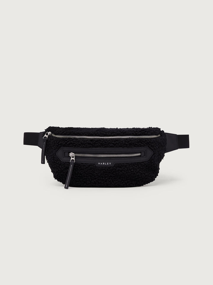 Varley Kansa Sherpa Belt Bag in Black available at Barbara Katz