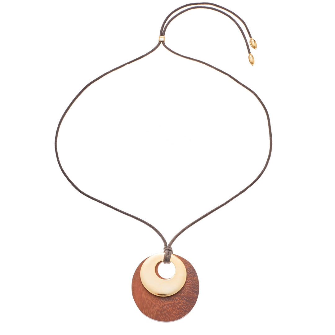 Ben Amun Sloane Necklace in Gold available at Barbara Katz