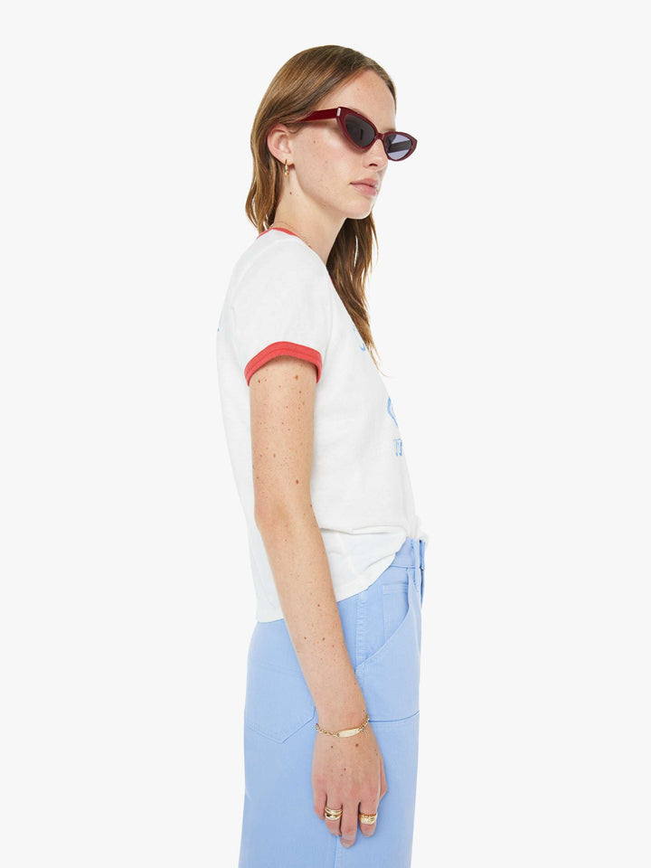 The Lil Goodie Ringer Tee - City Girl Pizza