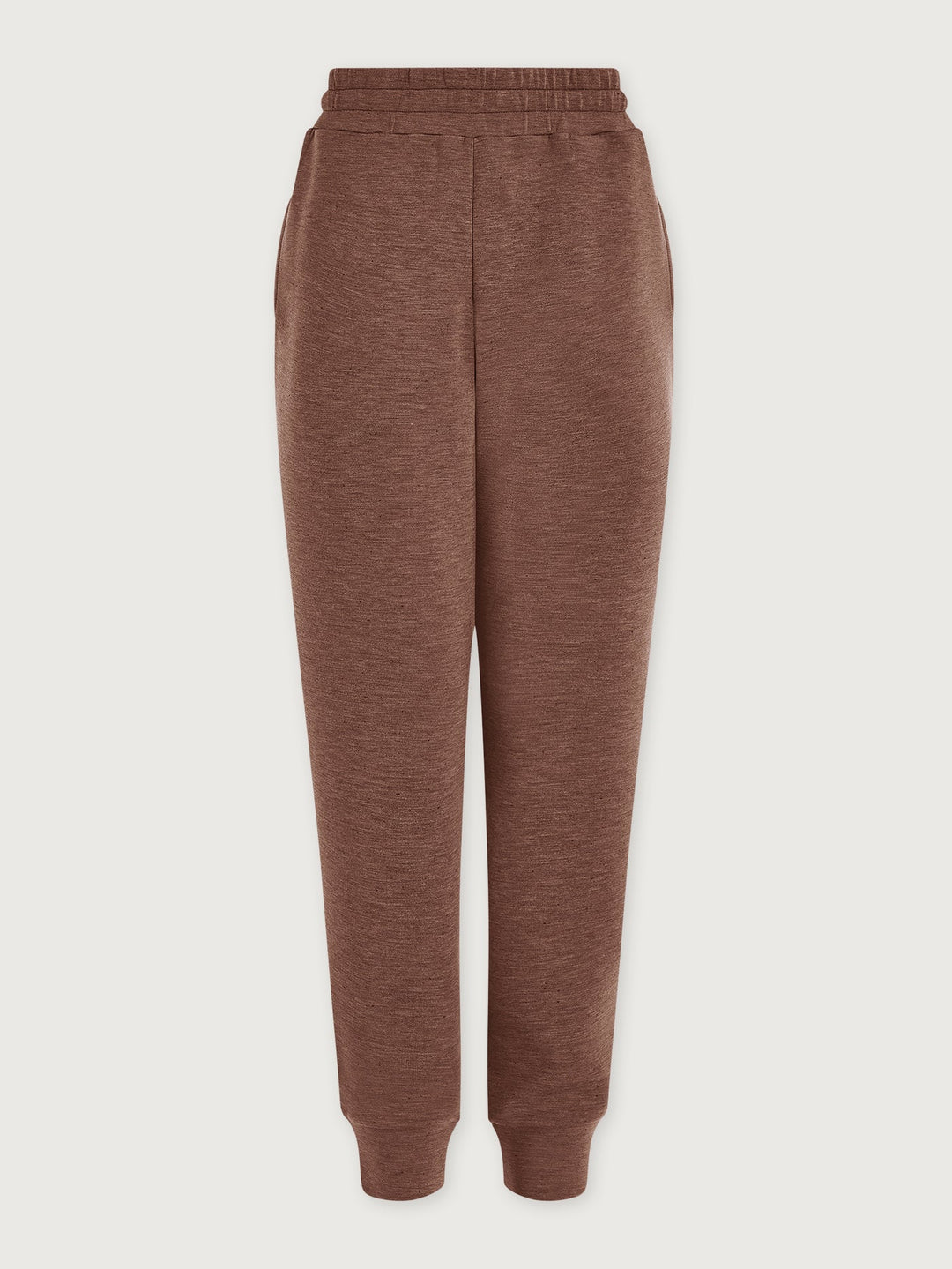 Varley The Slim Cuff Pants 27.5" in Deep Taupe Marl Fleck available at Barbara Katz