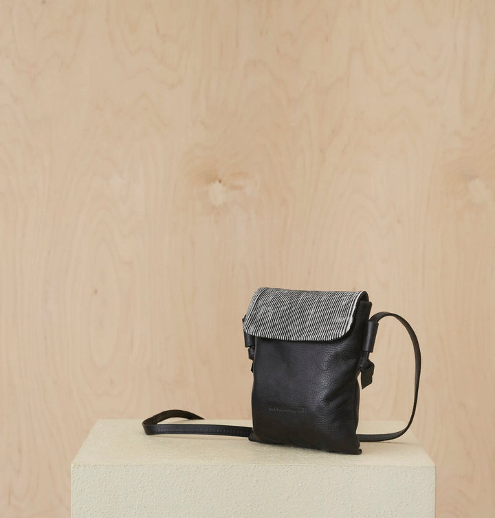 Daniella Lehavi Ariella Pocket in Black &amp; White Stripes available at Barbara Katz