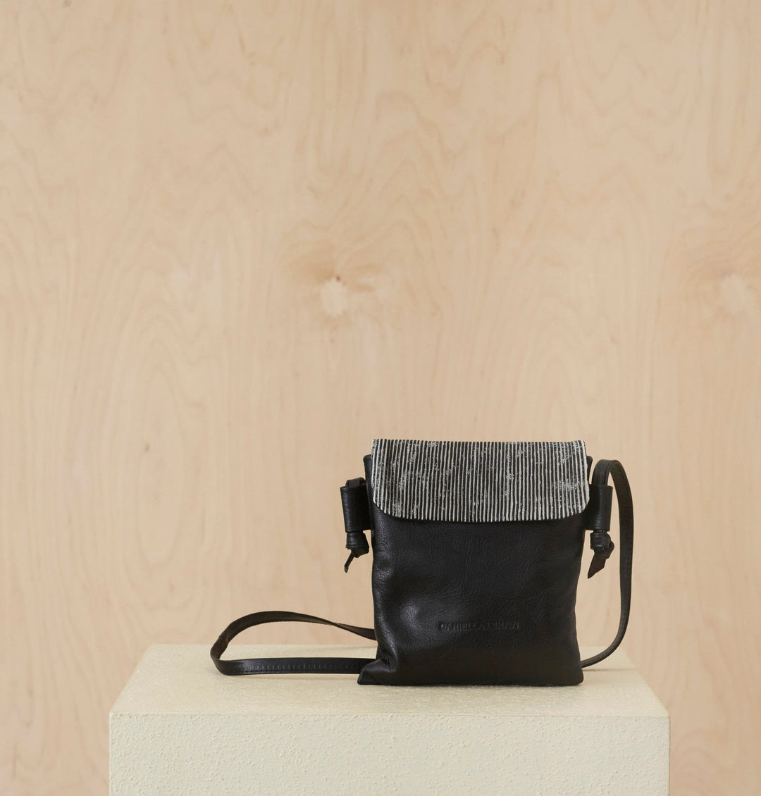 Daniella Lehavi Ariella Pocket in Black &amp; White Stripes available at Barbara Katz