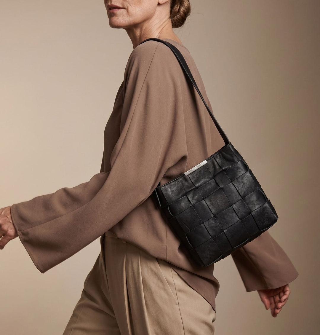 Daniella Lehavi Philly Small Hobo Bag in Black available at Barbara Katz