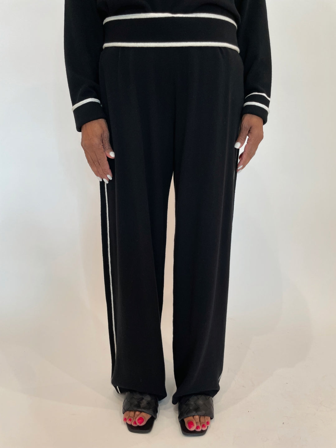 Leo & Ugo Nora Pants in Black/White available at Barbara Katz