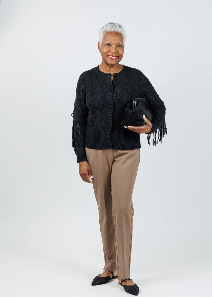 Peace of Cloth - Annie 29" Paramount Knit Pants - Mocha