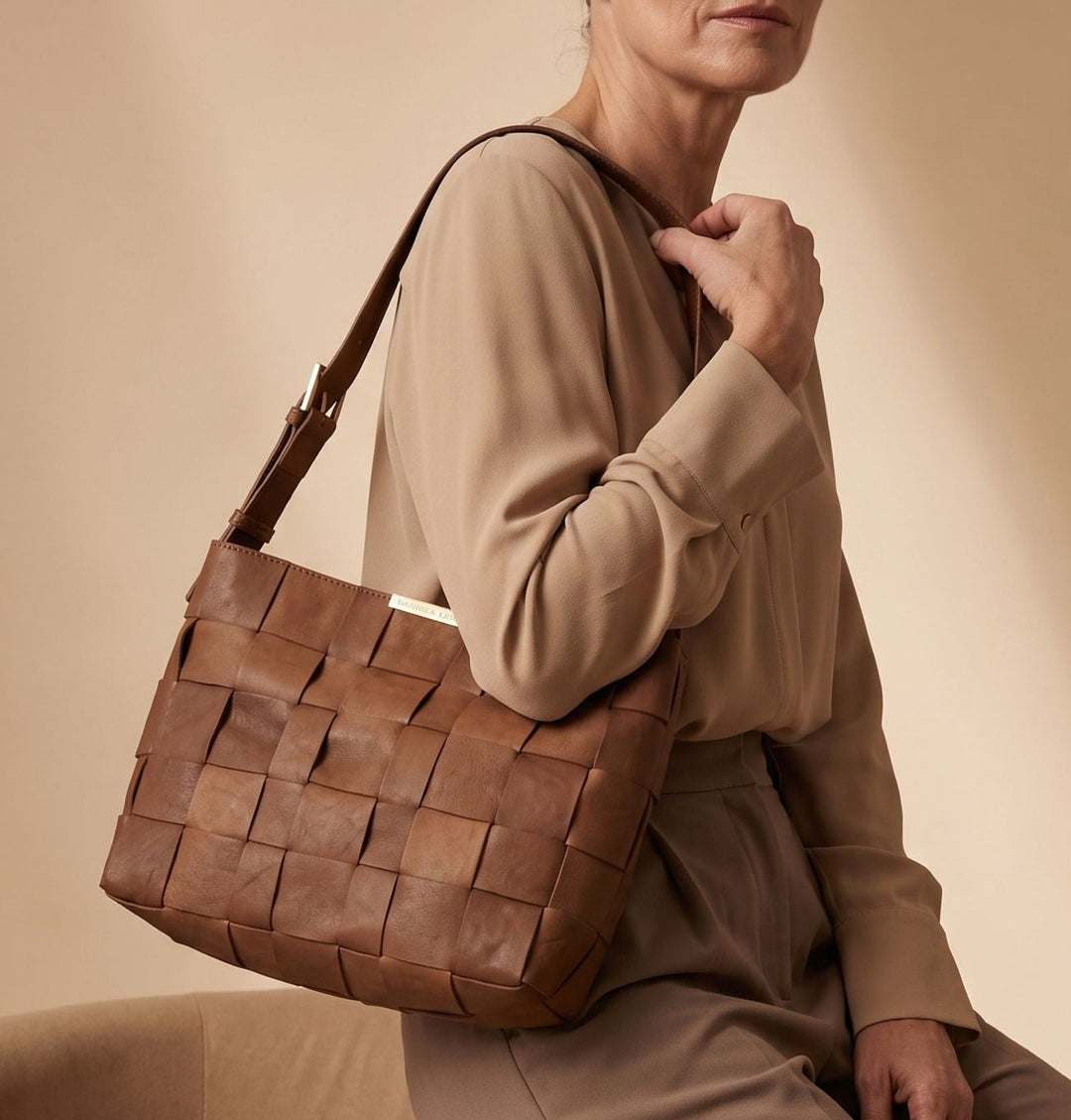 Daniella Lehavi Philly Tote Bag in Hazelnut available at Barbara Katz
