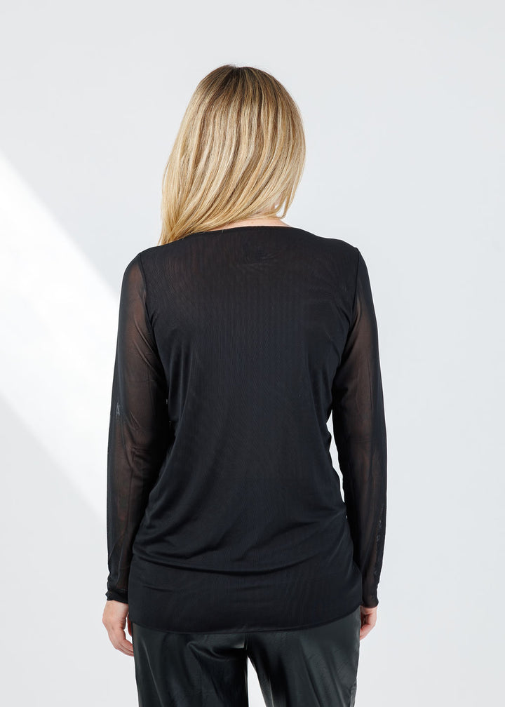 AMB Florence Double Sheer Top in Ascend available at Barbara Katz