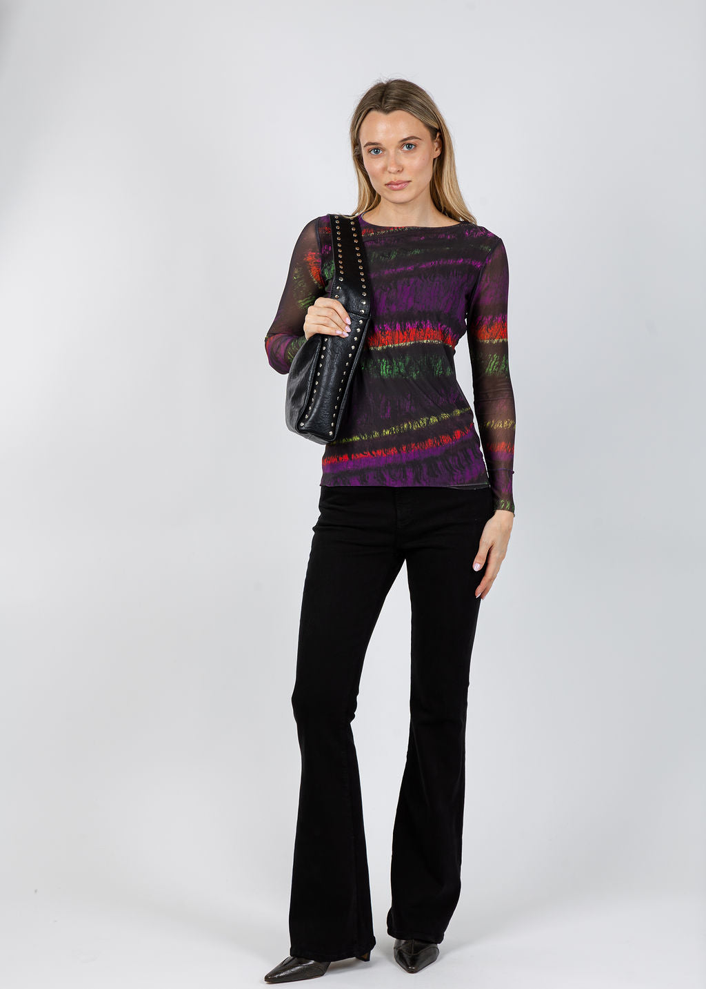 AMB Florence Double Sheer Top in Taos available at Barbara Katz