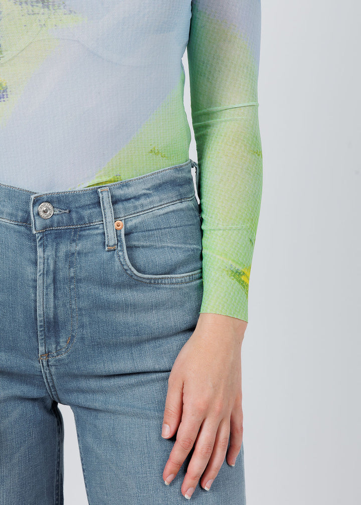 AMB Designs NudiTee Sheer Top in Easy Breezy available at Barbara Katz