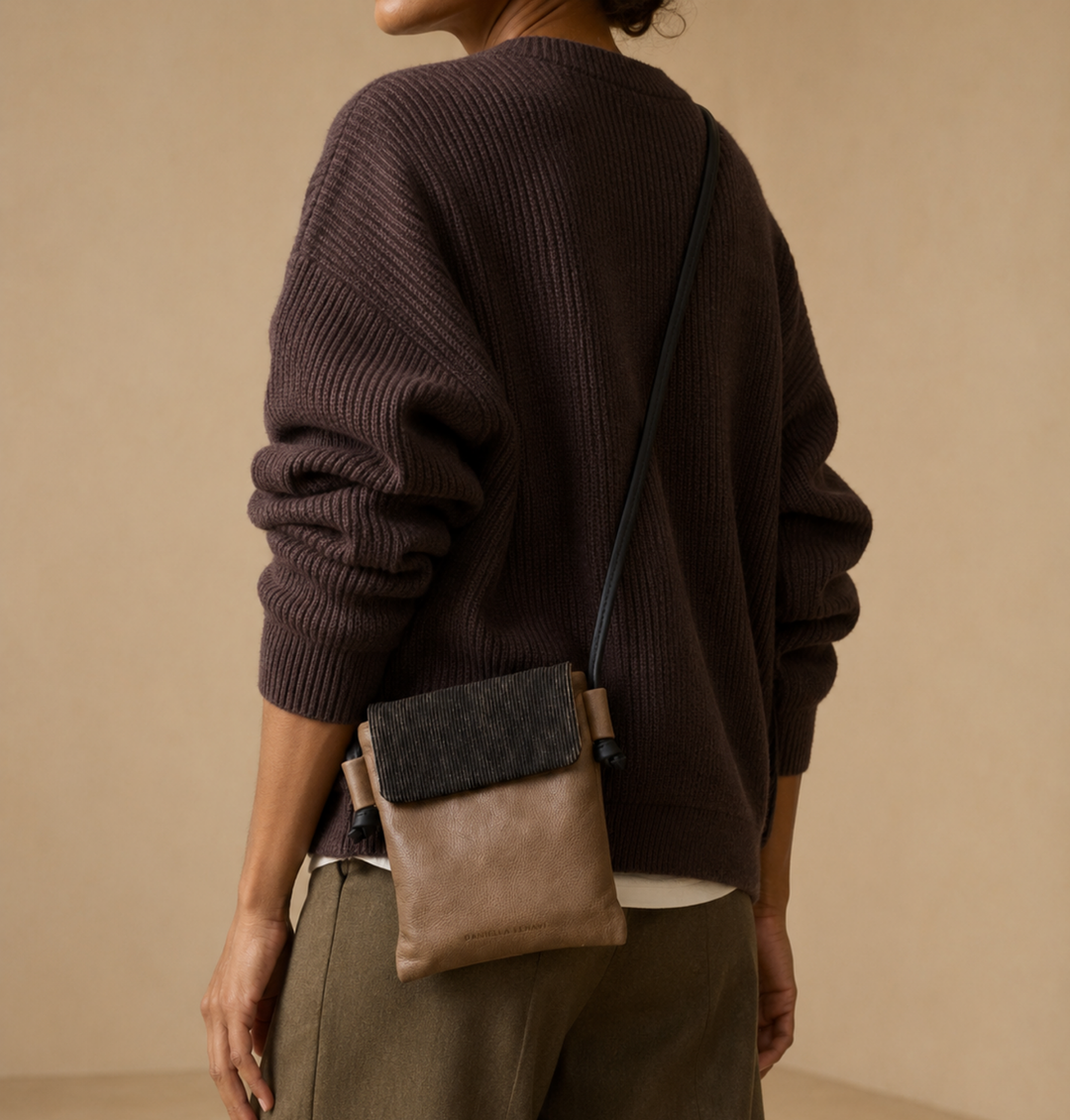 Daniella Lehavi Ariella Pocket in Stripes Machiato available at Barbara Katz