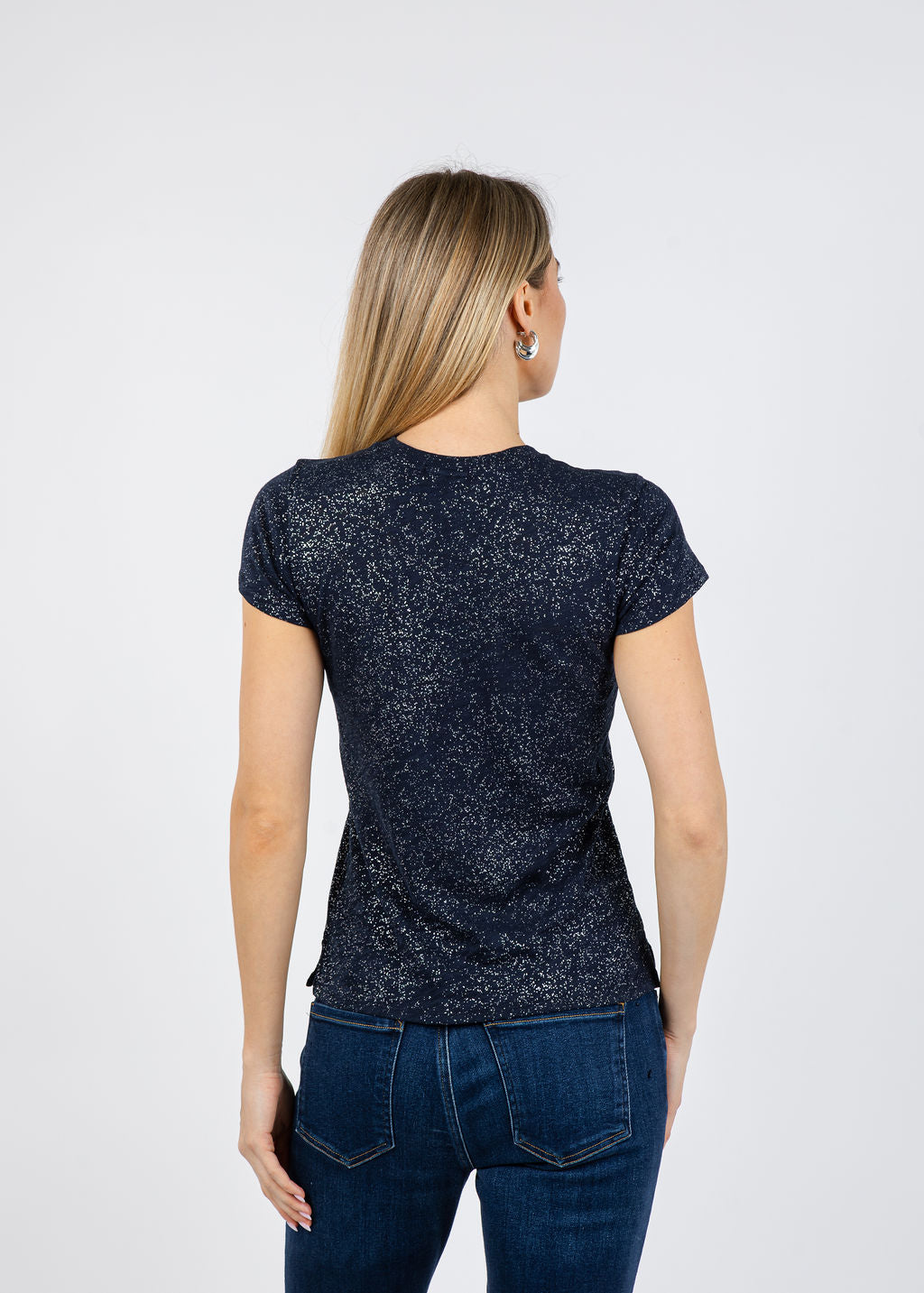 ATM School Boy Tee in Obsidian/Silver available at Barbara Katz