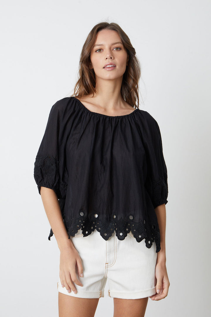 Abigail Eyelet Blouse