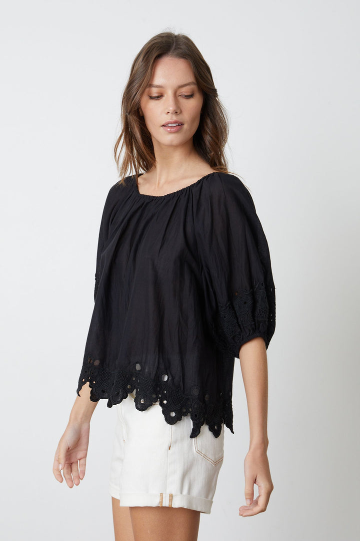 Abigail Eyelet Blouse