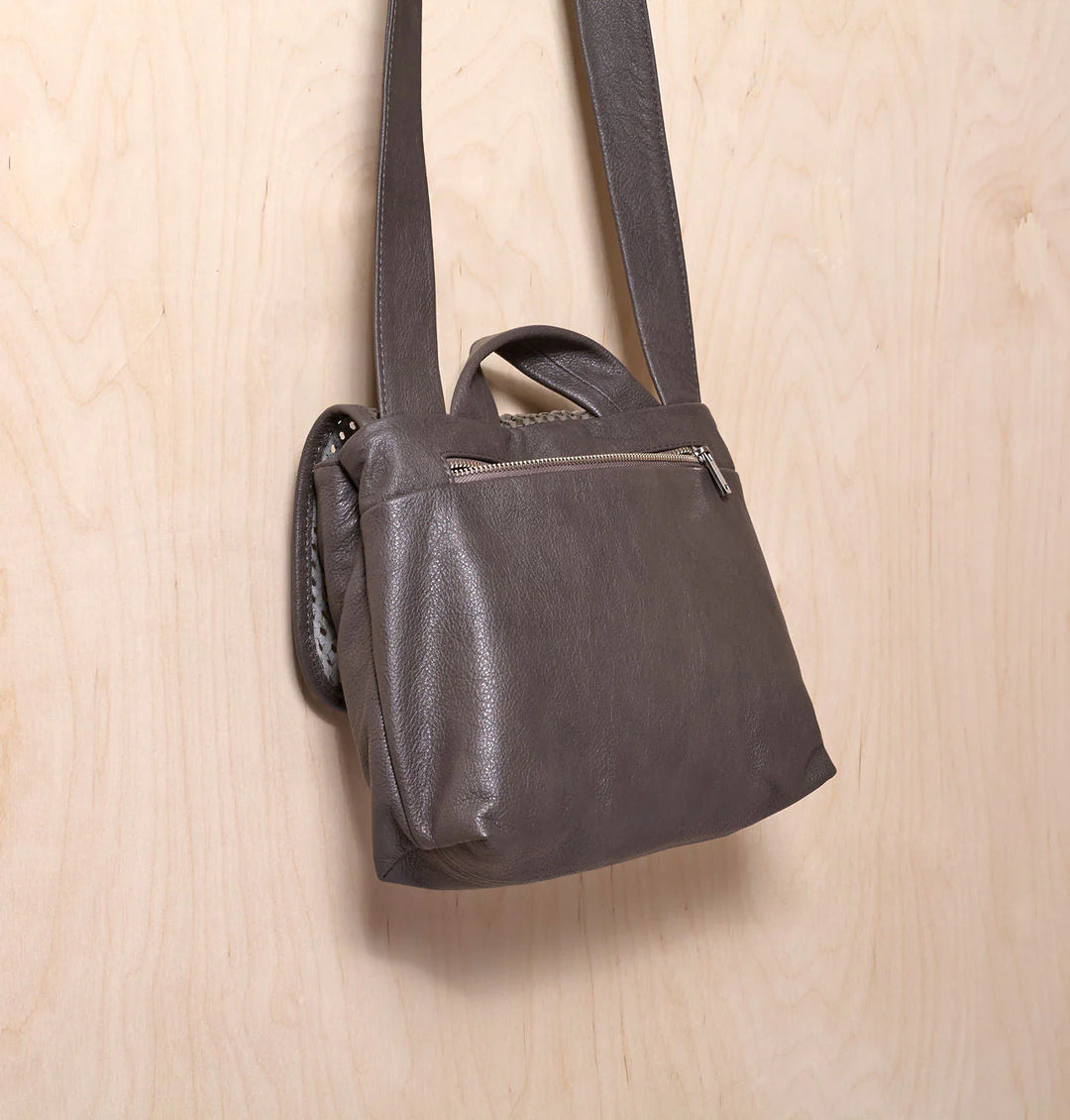 Daniella Lehavi Alba Messenger Bag in Grey available at Barbara Katz