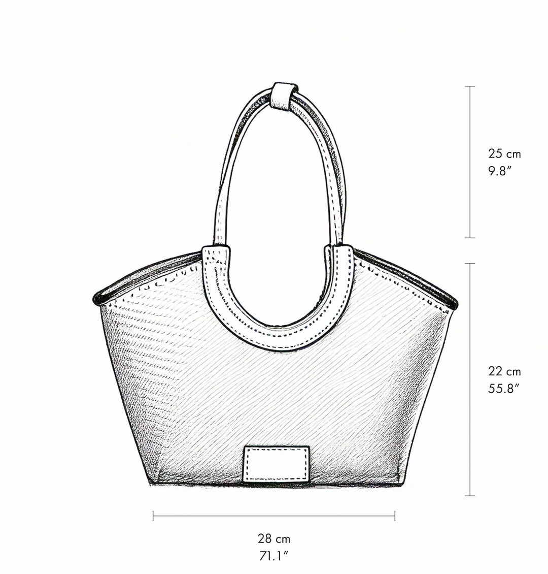 Daniella Lehavi Alba Tote Bag measurements