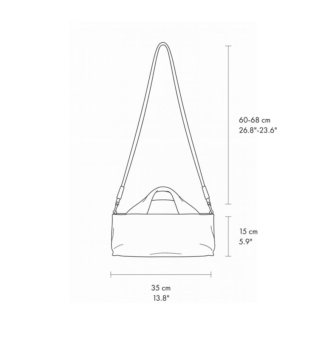 Daniella Lehavi Alexa Landscape Bag measurements