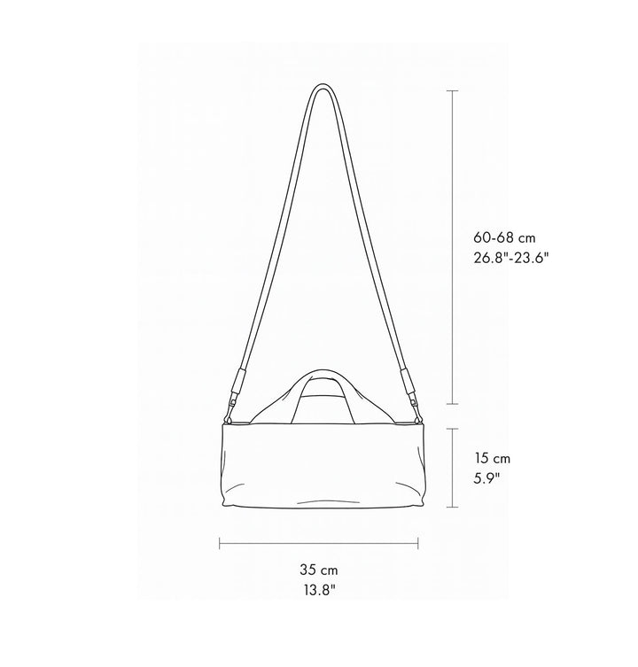 Daniella Lehavi Alexa Landscape Bag measurements
