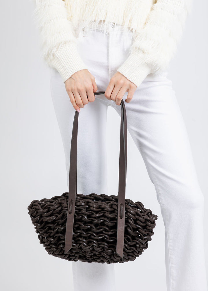 Alienina Bianca Bag in Brown available at Barbara Katz
