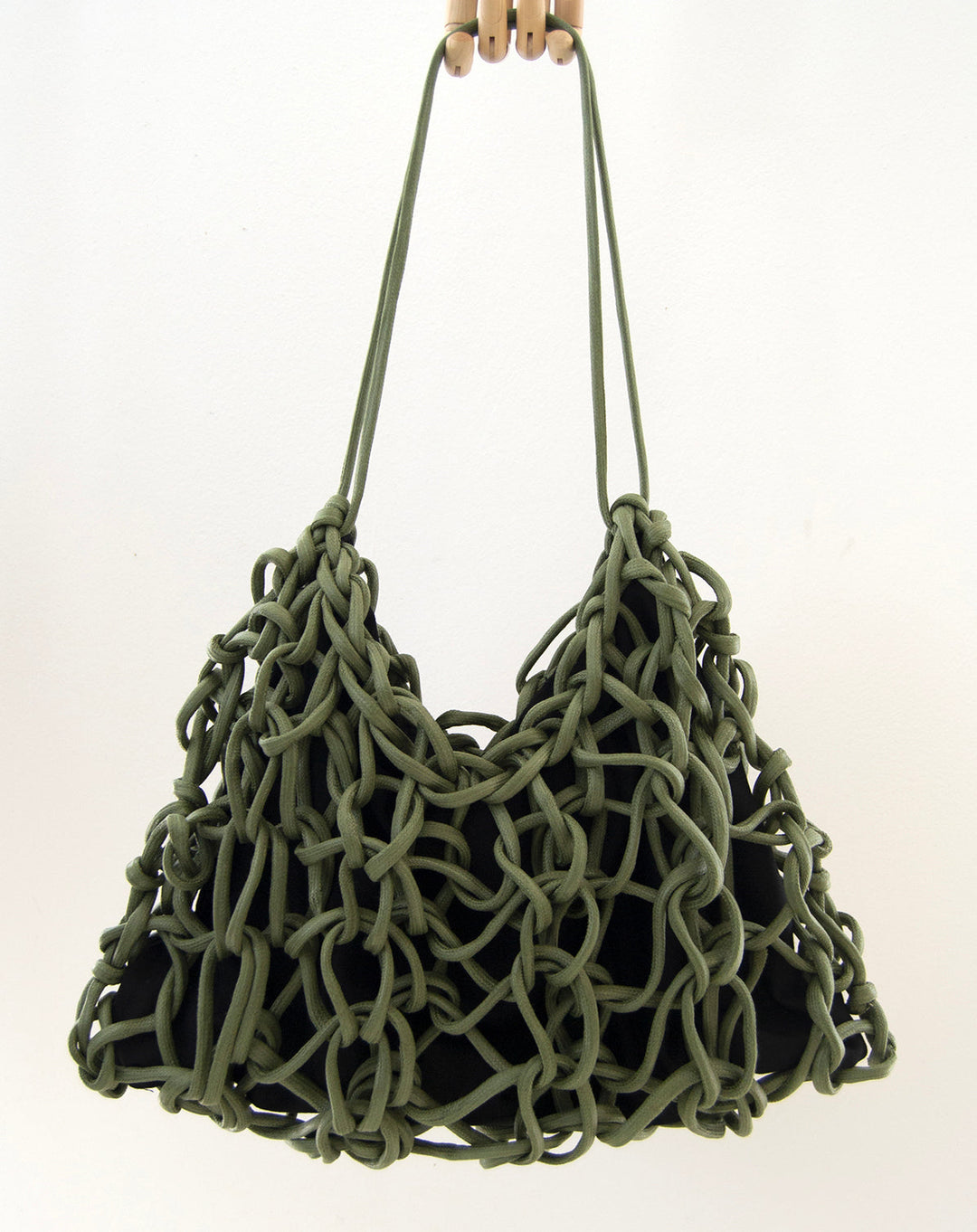 Alienina Petra Bag in Olive available at Barbara Katz
