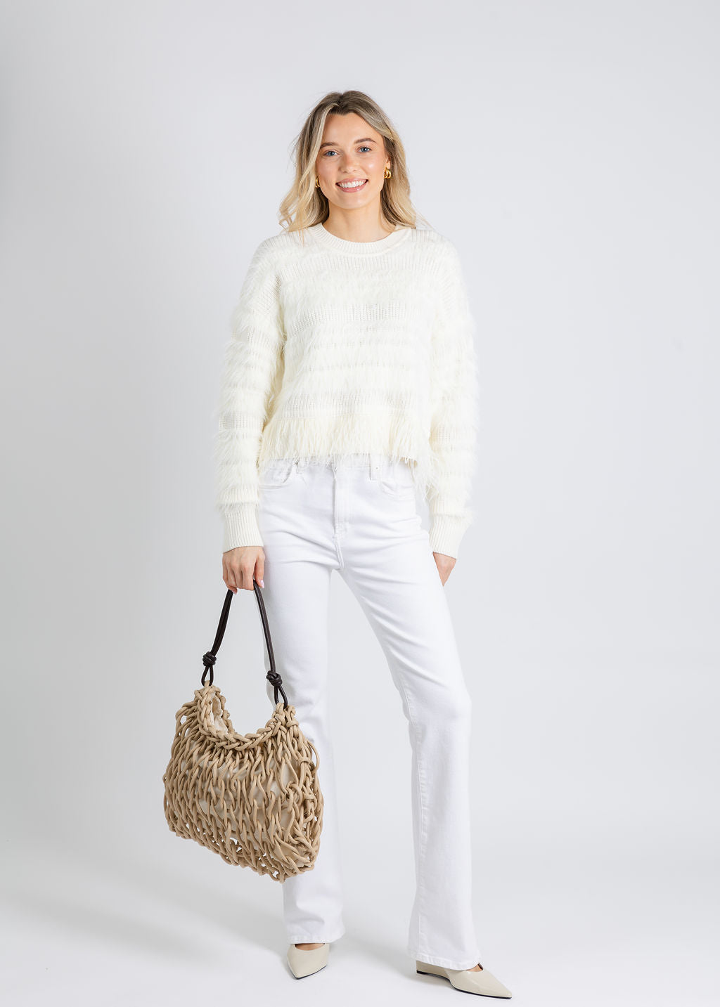 Alienina Vega Bag in Latte/Brown available at Barbara Katz