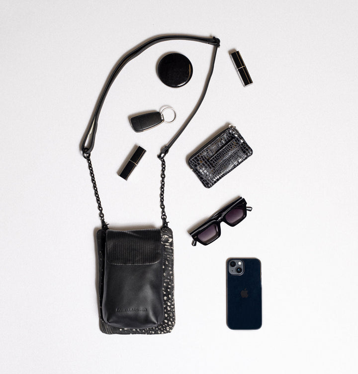 Daniella Lehavi Anita Mini Crossbody Bag in Black available at Barbara Katz