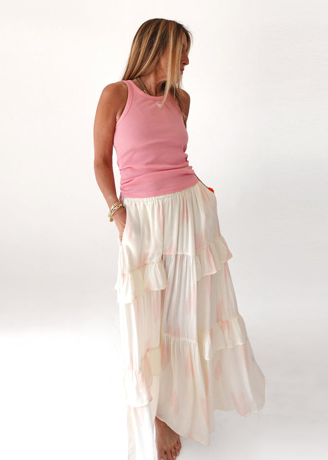 Kerri Rosenthal KR Tank Top in Pink available at Barbara Katz