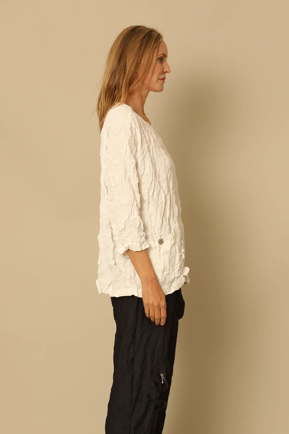 Aurelia Crush Top - White