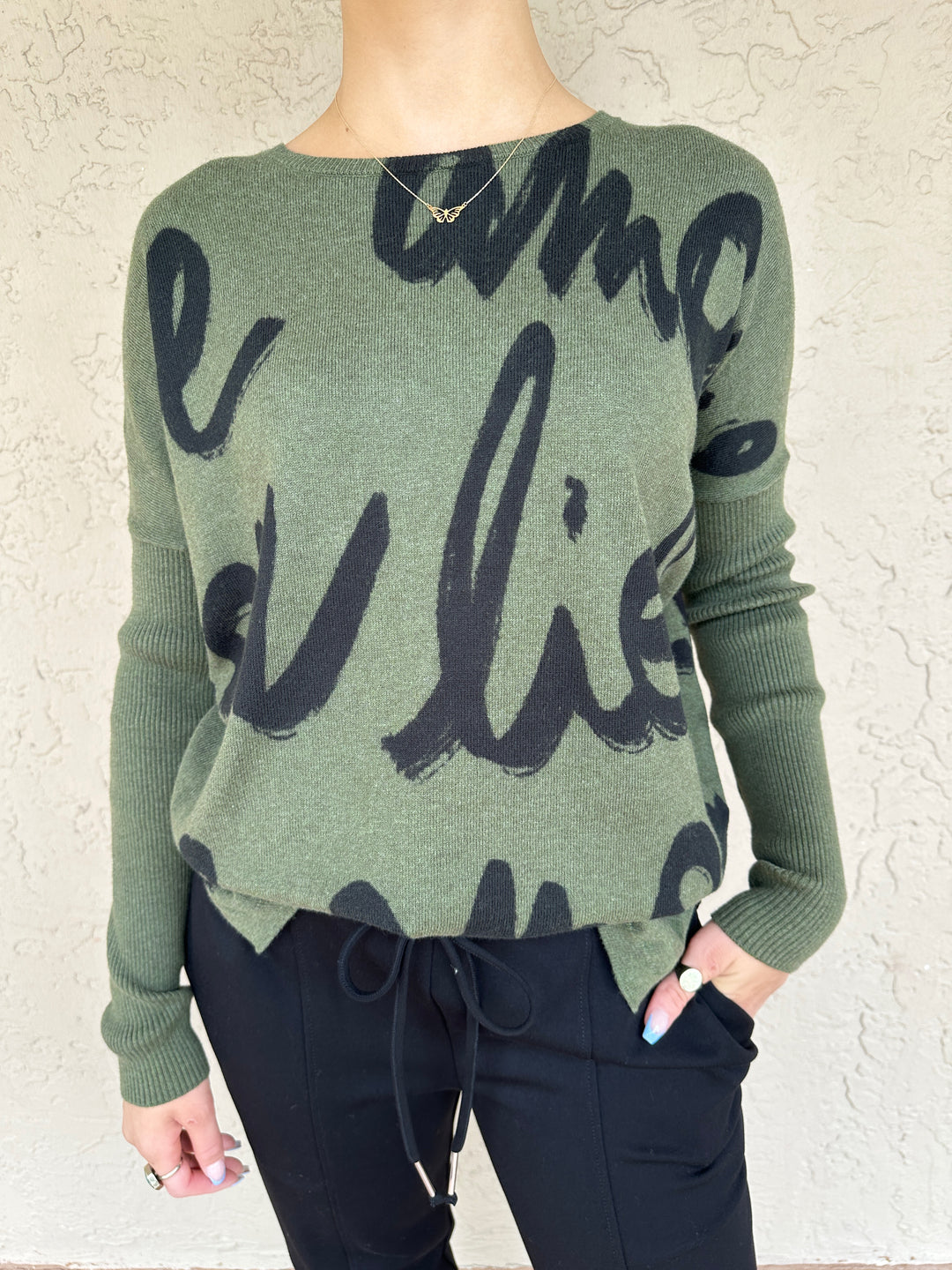 Love Sweater - Moss