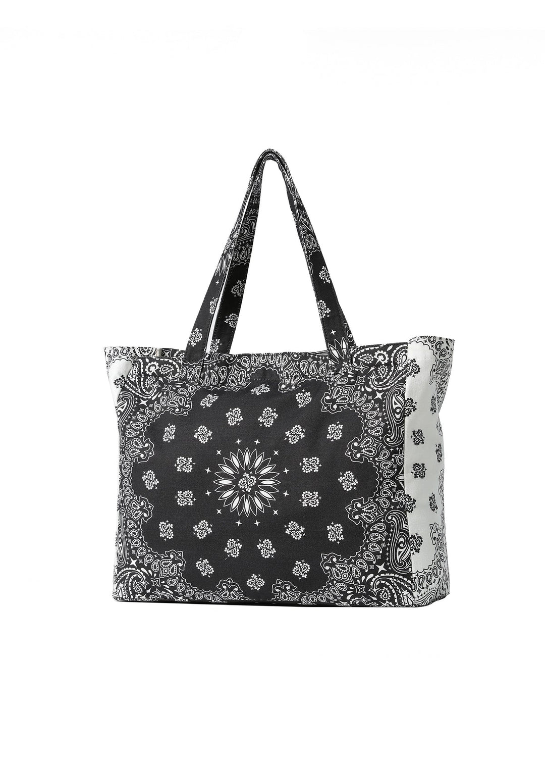 Haute Shore Bailey Bandana Print Canvas Tote in Black/White available at Barbara Katz