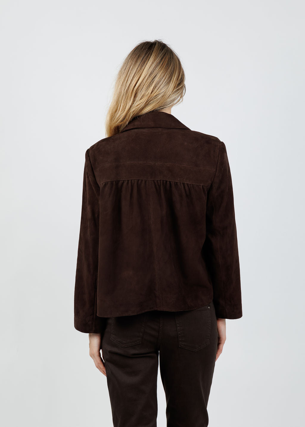 BA&SH Milas Jacket in Chocolat available at Barbara Katz