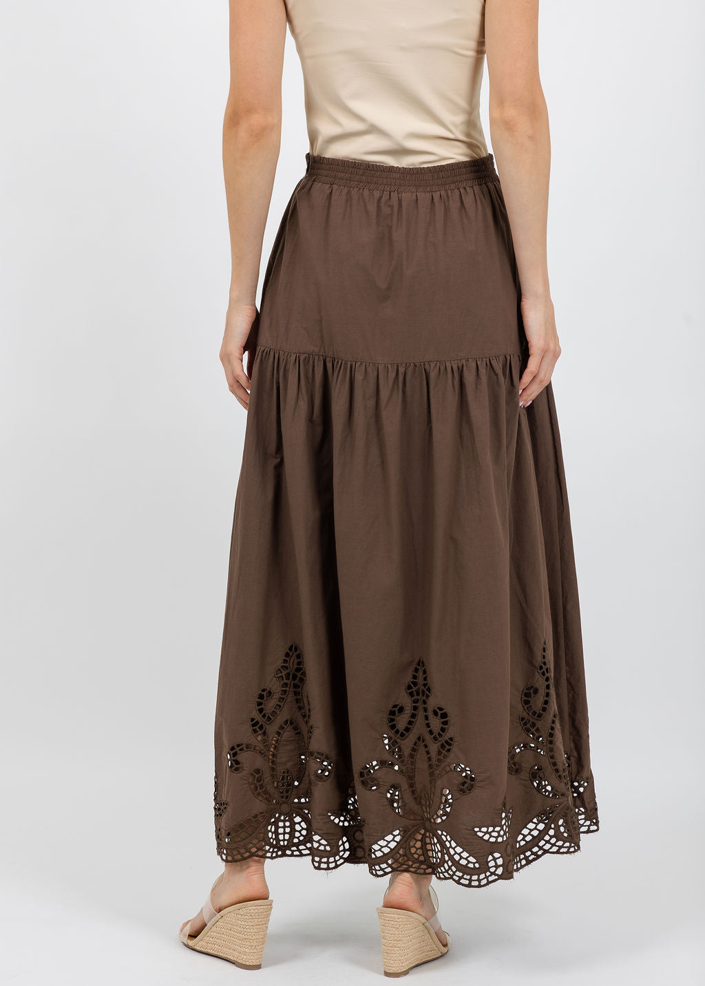 BK Arly Skirt in Coco available at Barbara Katz