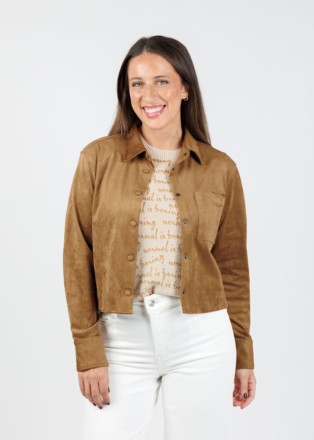 BK Castalia Top in Chai available at Barbara Katz