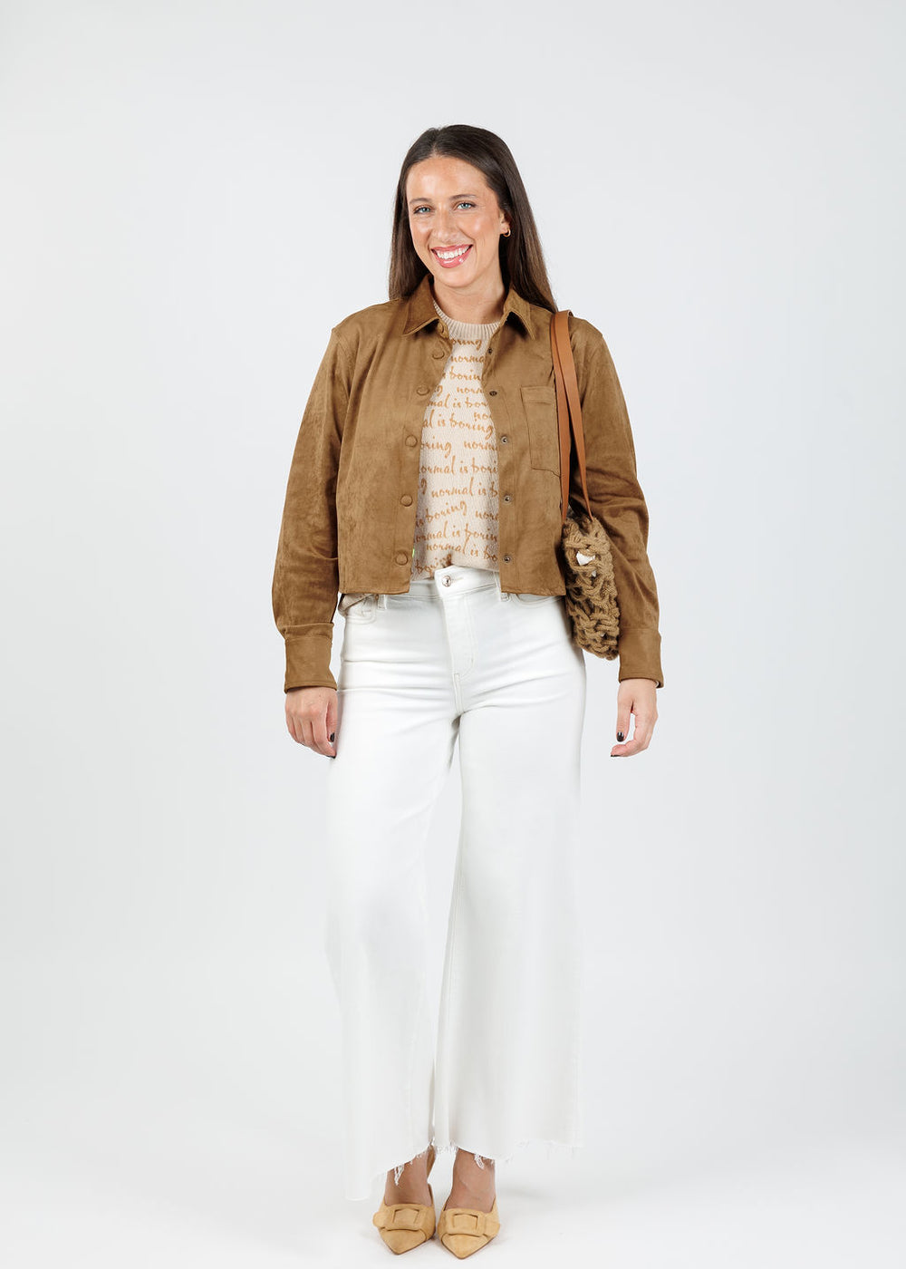 BK Castalia Top in Chai available at Barbara Katz